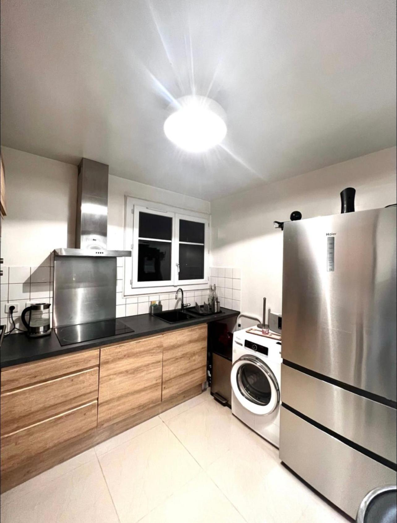 Modern 2 Bedroom Apartment Near Paris Metro, Giant Flat Screen Tv 85 Inches, Balcony, Free Parking إيفري سور سين المظهر الخارجي الصورة