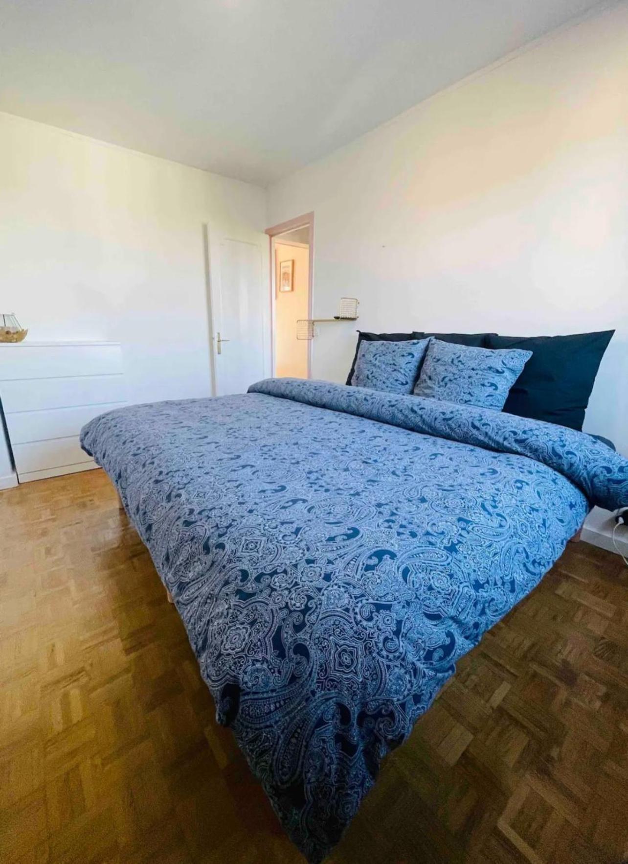 Modern 2 Bedroom Apartment Near Paris Metro, Giant Flat Screen Tv 85 Inches, Balcony, Free Parking إيفري سور سين المظهر الخارجي الصورة